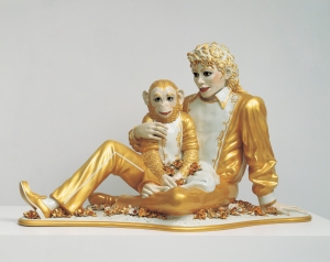 Jeff Koons - Michael Jackson and Bubbles, 1988