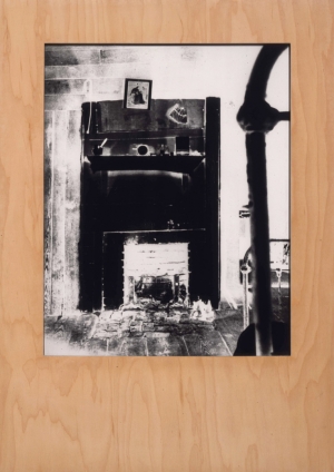 Sherrie Levine - Untitled (after Walker Evans: negative) #9, 1989, photograph and wood frame