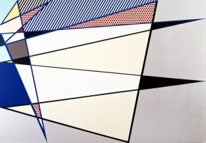Roy Lichtenstein - Perfect Painting, 1986, oil and Magna on canvas