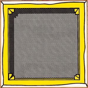 Roy Lichtenstein - Stretcher Frame, 1968, oil and Magna on canvas