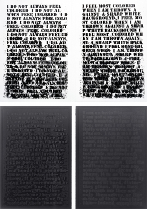 Glenn Ligon - Untitled: Four Etchings, 1992