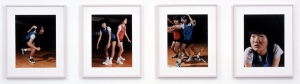 Sharon Lockhart - Goshogaoka Girls Basketball Team: Group III: (a) Chihiro Nishijima; (b) Sayaka Miyamoto &amp; Takako Yamada; (c) Kumiko Shirai &amp; Eri Hashimoto; (d) Kumiko Kotaka, 1997