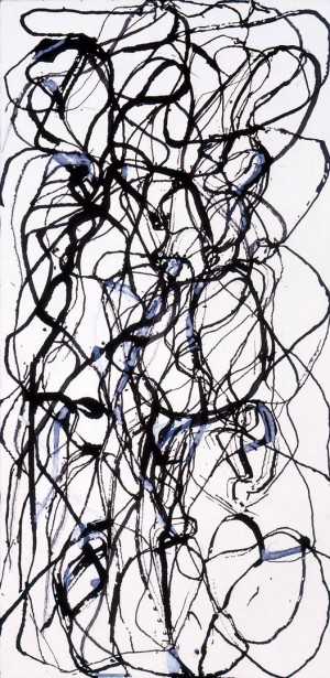 Brice Marden - The Virgins 8, 1991-93, ink and gouache on paper