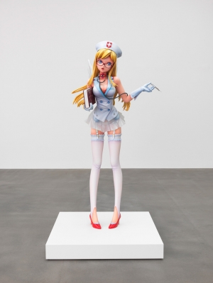 Takashi Murakami - Nurse Ko2 (Original rendering by Nishi-E-Da, modeling by BOME and Genpachi Tokaimura, advised by Masahiko Asano, full scale sculpture by Lucky-Wide Co., Ltd.), 2011