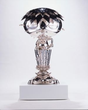 Takashi Murakami - Oval Buddha Silver, 2008, sterling silver