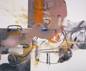 Albert Oehlen - Abstand, 2006, acrylic and oil on canvas