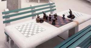 Tom Otterness - Chess Set, 1992, bronze