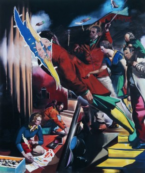 Neo Rauch - Entfaltung, 2008, oil on canvas