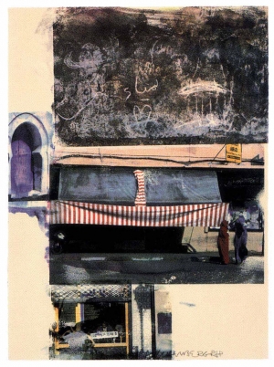 Robert Rauschenberg - Gossip (Marrakitch), 2000, screenprint on paper