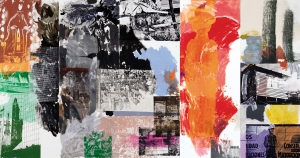 Robert Rauschenberg - Caryatid Cavalcade II / ROCI CHILE, 1985