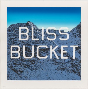 Ed Ruscha - BLISS BUCKET, 2010, lithograph