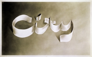 Ed Ruscha - CITY(#1), 1967, graphite on paper