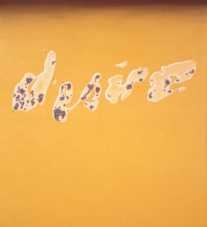 Ed Ruscha - Desire, 1969, oil on canvas