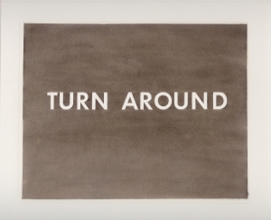 Ed Ruscha - Turn Around, 1979