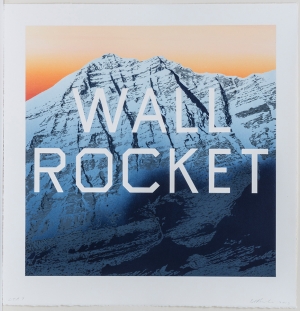 Ed Ruscha - WALL ROCKET, 2013, lithograph