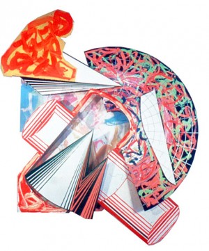 Frank Stella - Salta nel mio sacco! (3.8x), 1985, mixed media on etched magnesium, aluminum and fiberglass