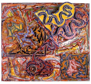 Frank Stella - Shards IV (3x), 1982, mixed media on aluminum