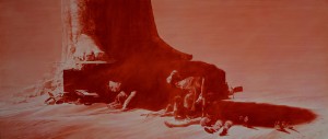 Mark Tansey - Arrest, 1988, oil on canvas