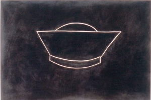 Robert Therrien - No title, 1985, oil on canvas mounted on wood