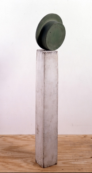 Robert Therrien - No title, 1984-85, oil-based enamel on bronze and wood