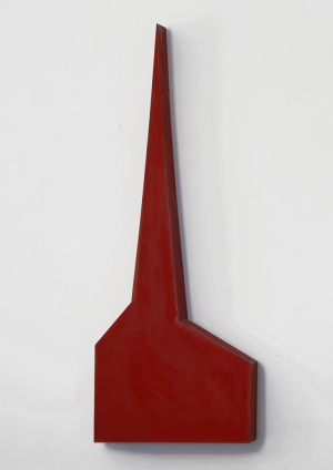 Robert Therrien - No title, 1991, enamel on paper and wood