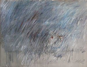 Cy Twombly - Untitled [Munich/Rome], 1972, oil paint, wax crayon and lead pencil on canvas