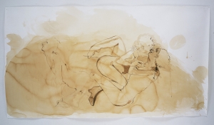 Kara Walker - Treesum, 1998, coffee and gouache on paper