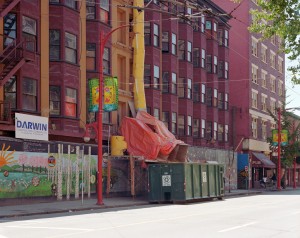 Jeff Wall - Hotels, Carrall St., Vancouver, summer 2005, 2005, transparency in lightbox