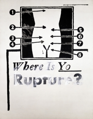 Andy Warhol - Where is your Rupture? [1], 1961