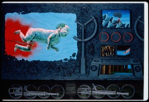 David Wojnarowicz - Some Things from Sleep: For Jane and Charley, 1986, acrylic on masonite