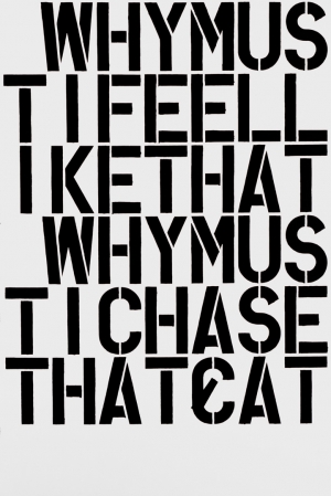 Christopher Wool - Why?, 1990