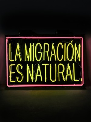 Patrick Martinez - Migration is Natural, 2021, neon