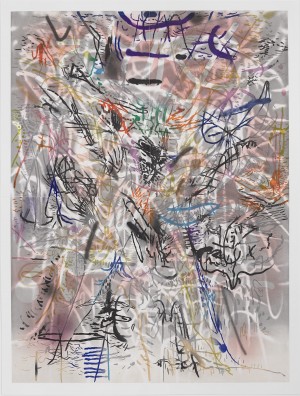 Julie Mehretu - Six Bardos: Transmigration, 2018, 32 color, 2 panel aquatint