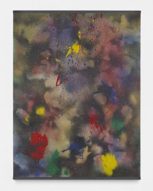 Joe Ray - Daisy Lee, 2023, acrylic and aerosol on canvas with steel artist-made frame