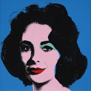 Andy Warhol - Liz [Early Colored Liz], 1963, synthetic polymer and silkscreen ink on canvas