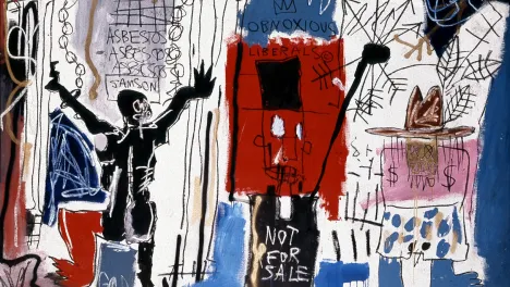 Artwork image of Obnoxious Liberals by JEAN‐MICHEL BASQUIAT