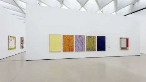 installation photo of Roy Lichtenstein gallery at The Broad by Joshua White