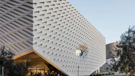 Exterior photo of The Broad.