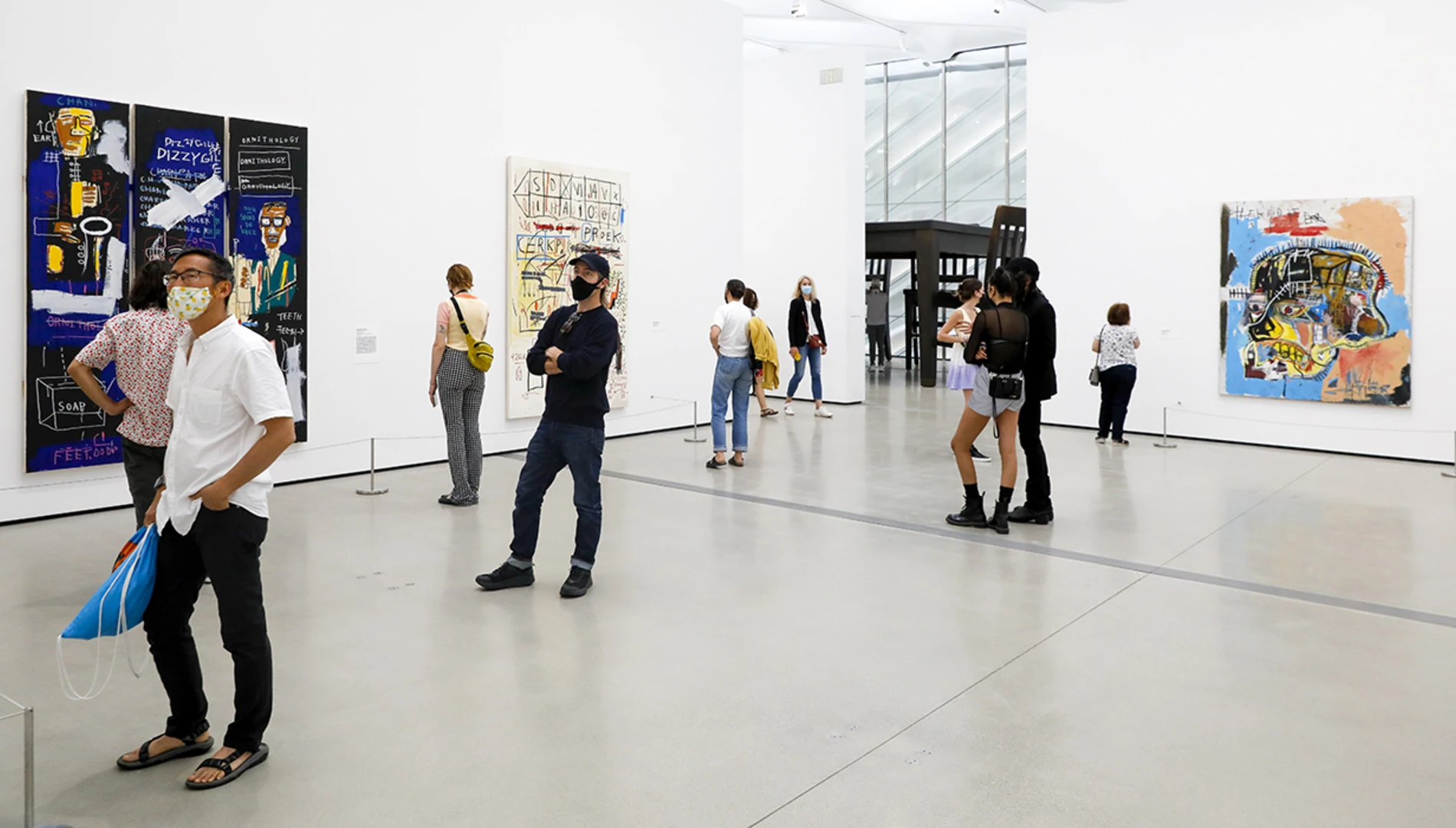 Permanent collection galleries at The Broad