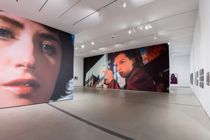 Cindy Sherman: Imitation of Life Installation Photo with Murals