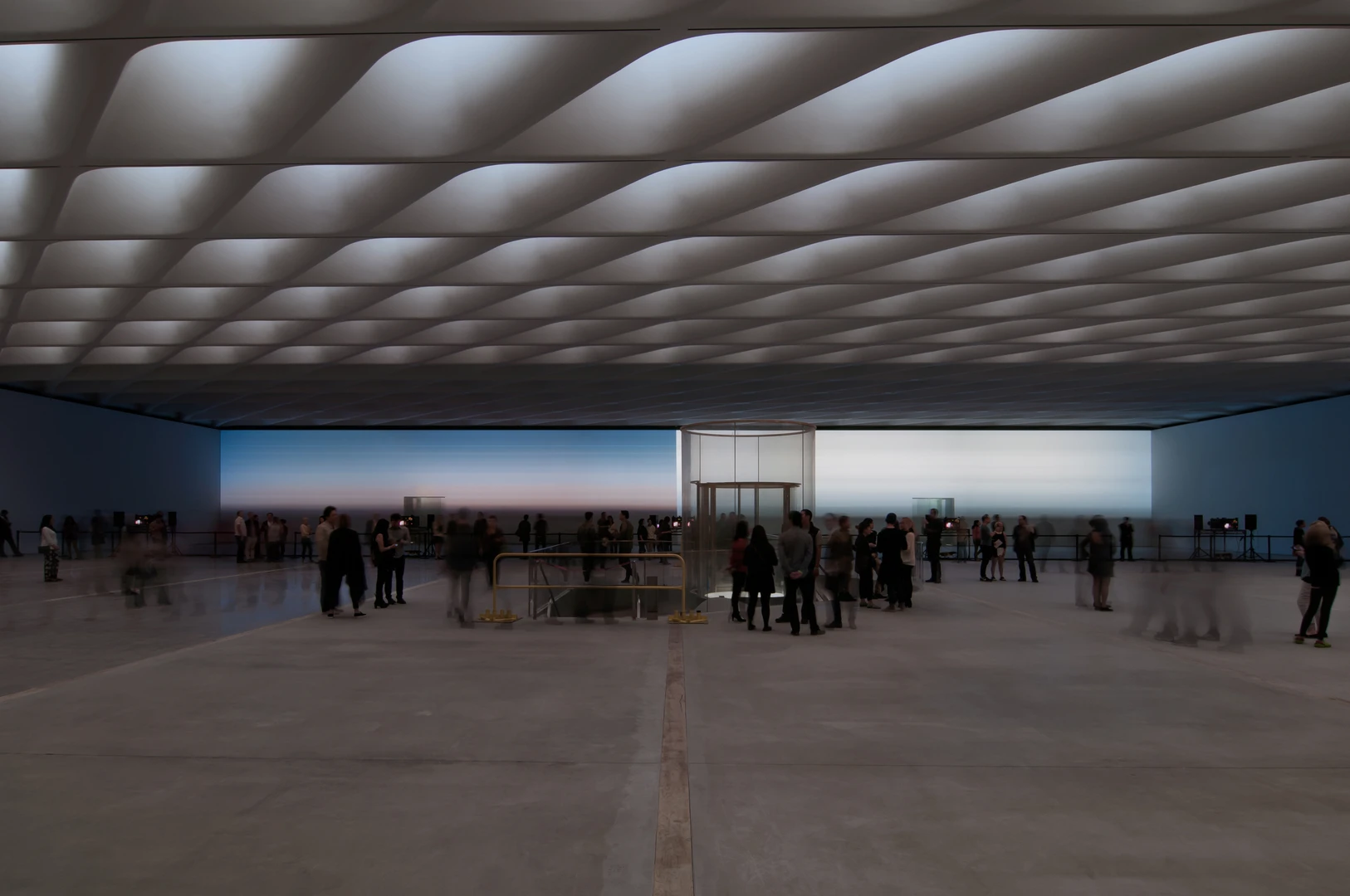 Yann Novak's installation Stillness at The Broad