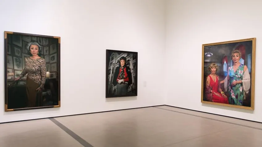 Installation view from Cindy Sherman: Imitation of Life at The Broad by Ben Gibbs