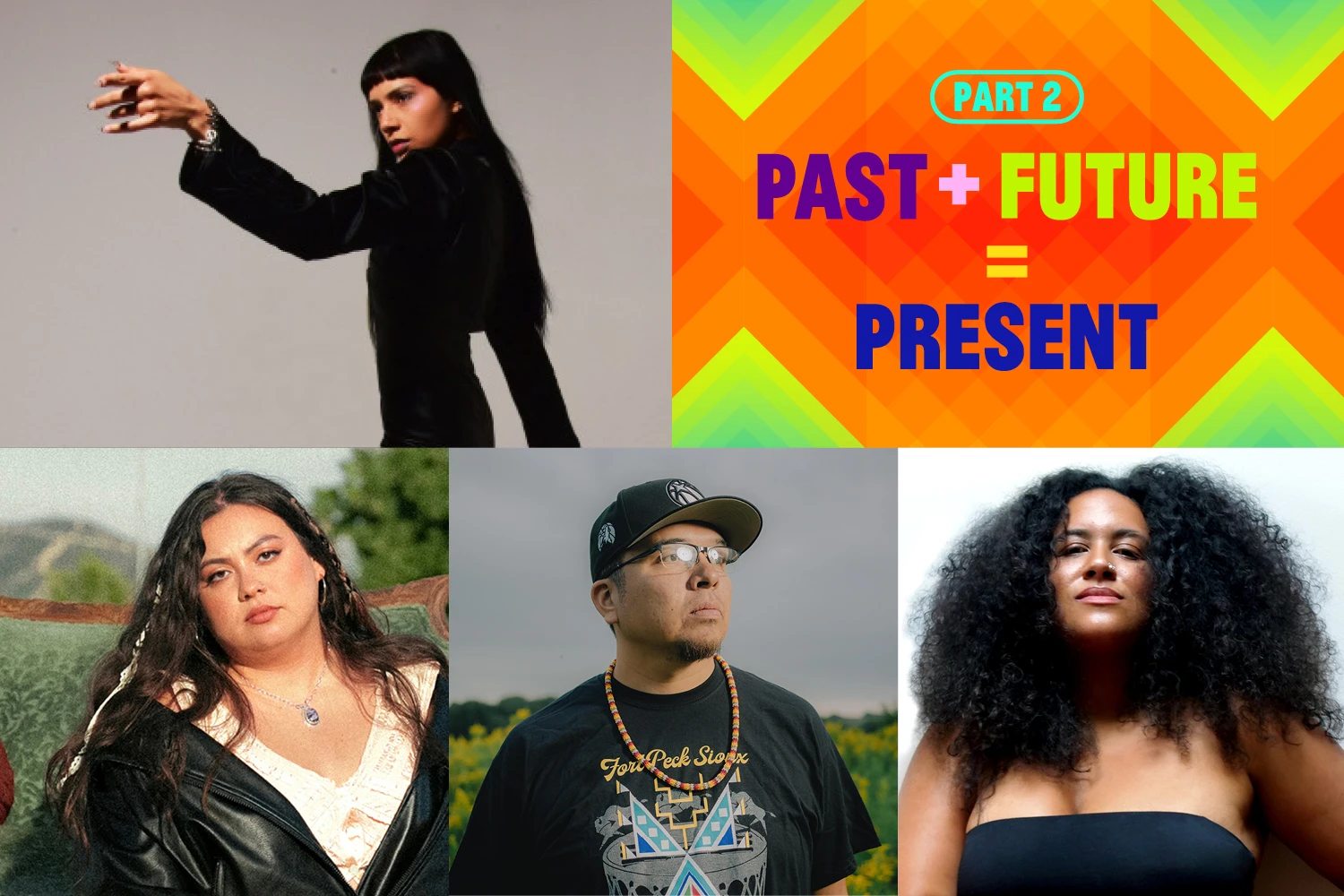 Collage of performers