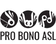 Pro Bono ASL logo