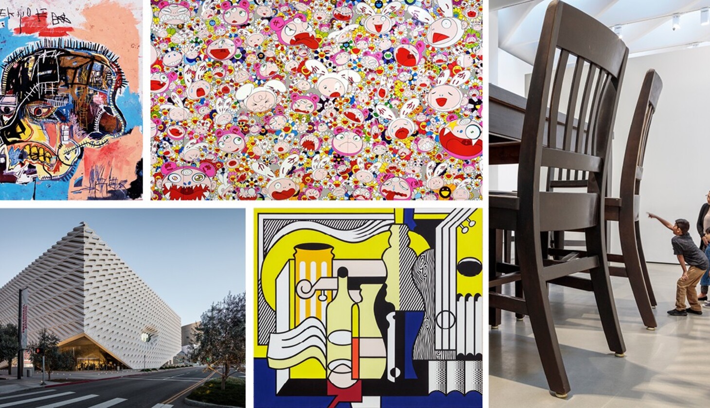 Collage of current BROAD artwork