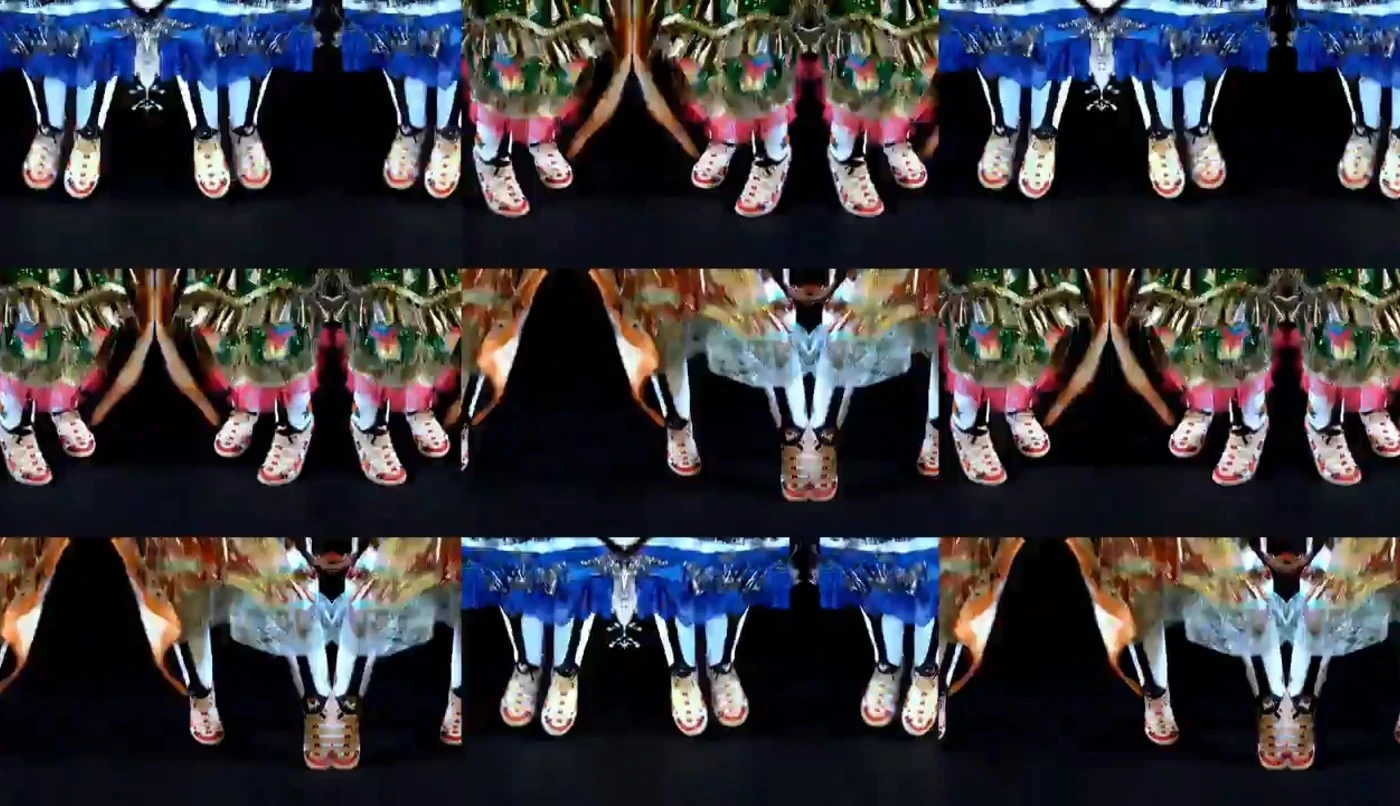 Still from Jeffrey Gibson video