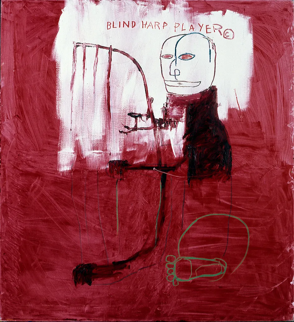 Jean‐Michel Basquiat - Deaf, 1984, acrylic and oilstick on canvas