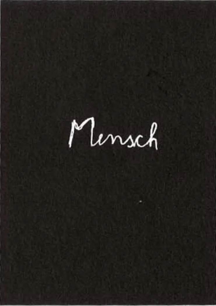 Joseph Beuys - 9 Postkarten: Mensch (9 Postcards: Man), 1983, offset on cardstock, stamps reproduced