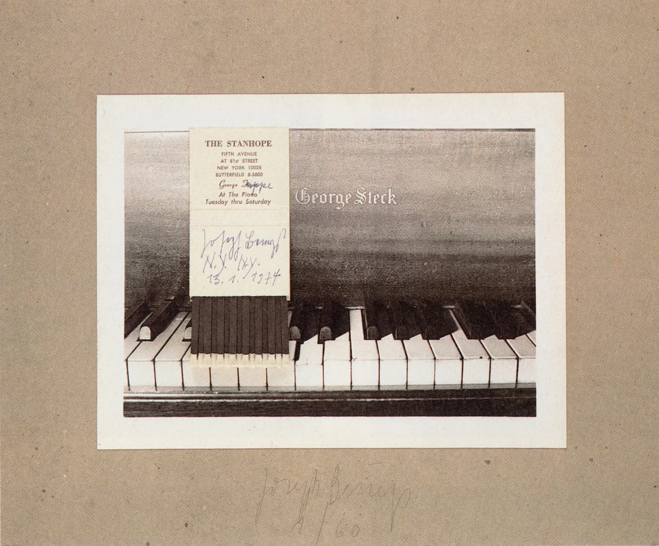 Am Klavier George Jappe - Joseph Beuys | The Broad