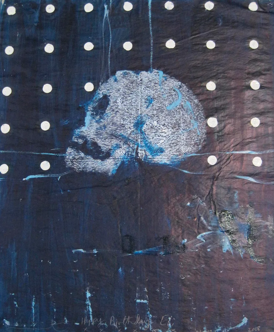 Half Skull at Rest - Damien Hirst | The Broad